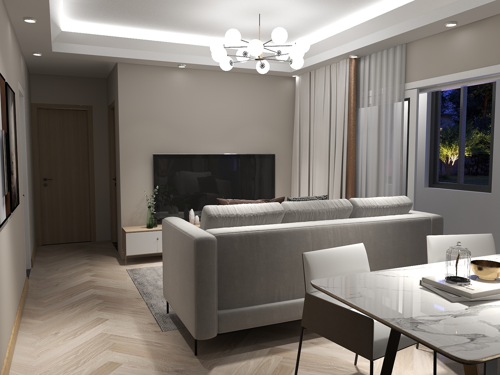 礼仁_Ryan-瑞和园89.50㎡B户型3室2厅1卫-装修设计方案