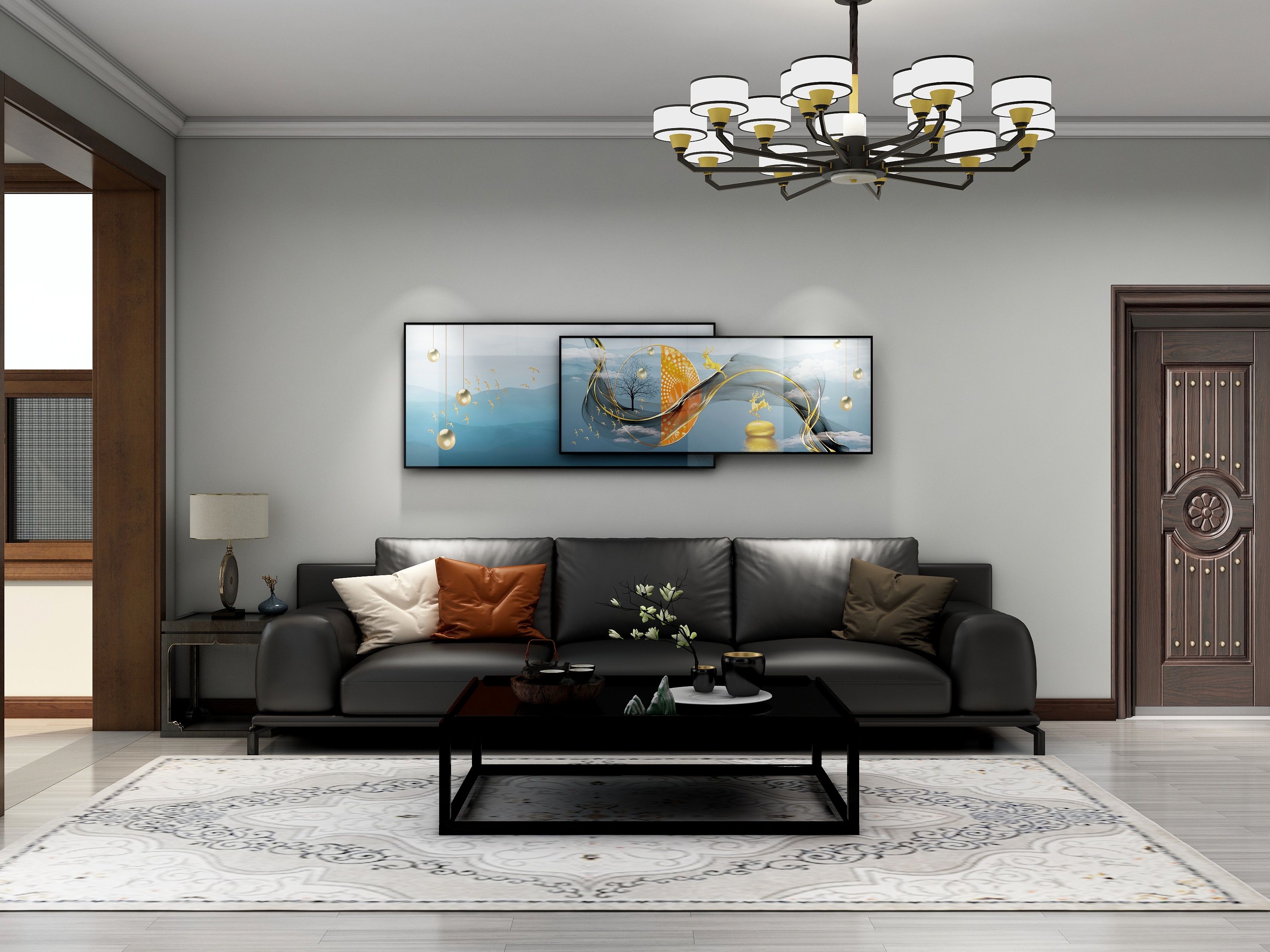 斌哥设计工作室-玉门花园G区装修效果图