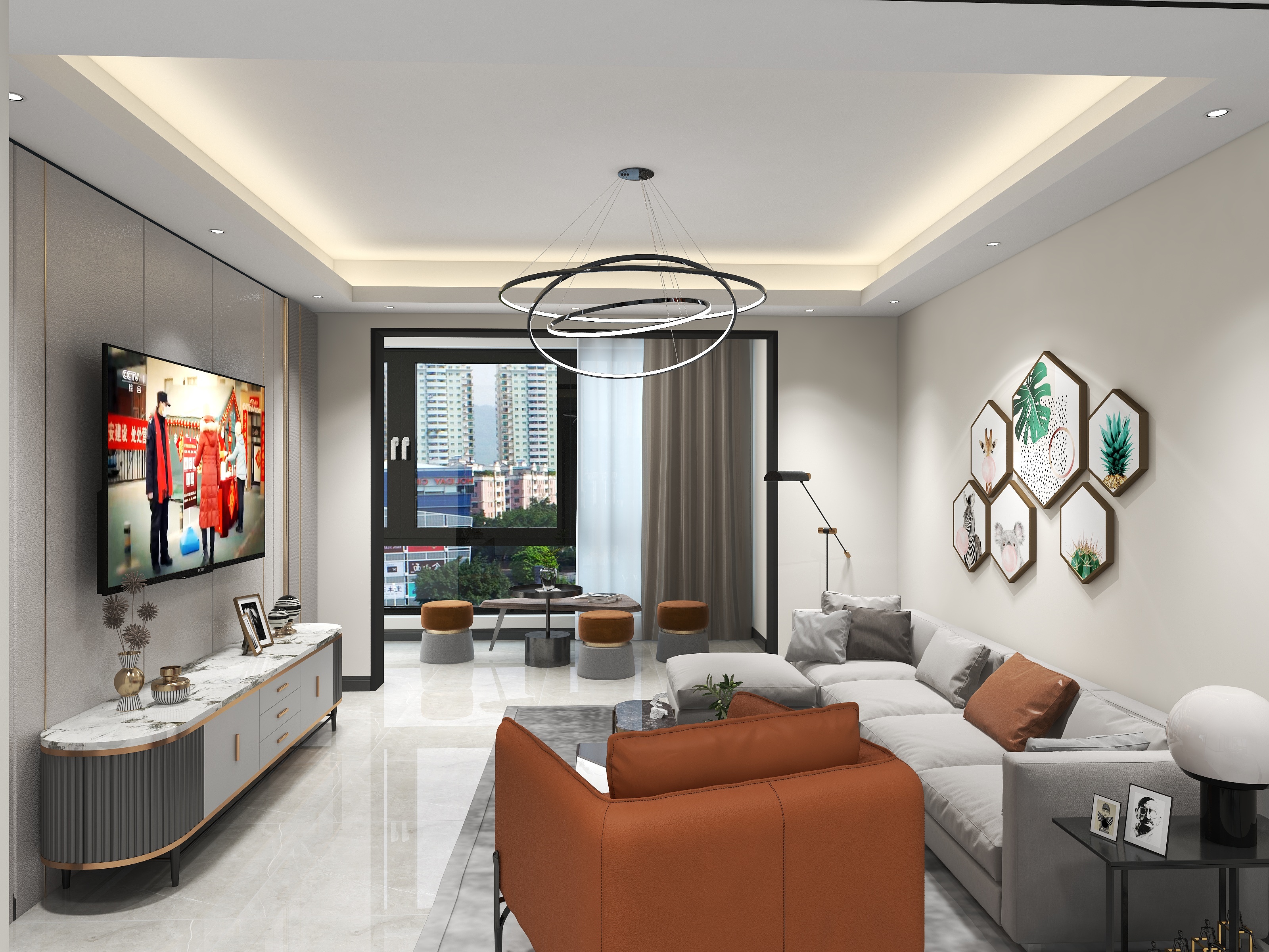 郁欢ii-东方樾现代风格-装修设计方案