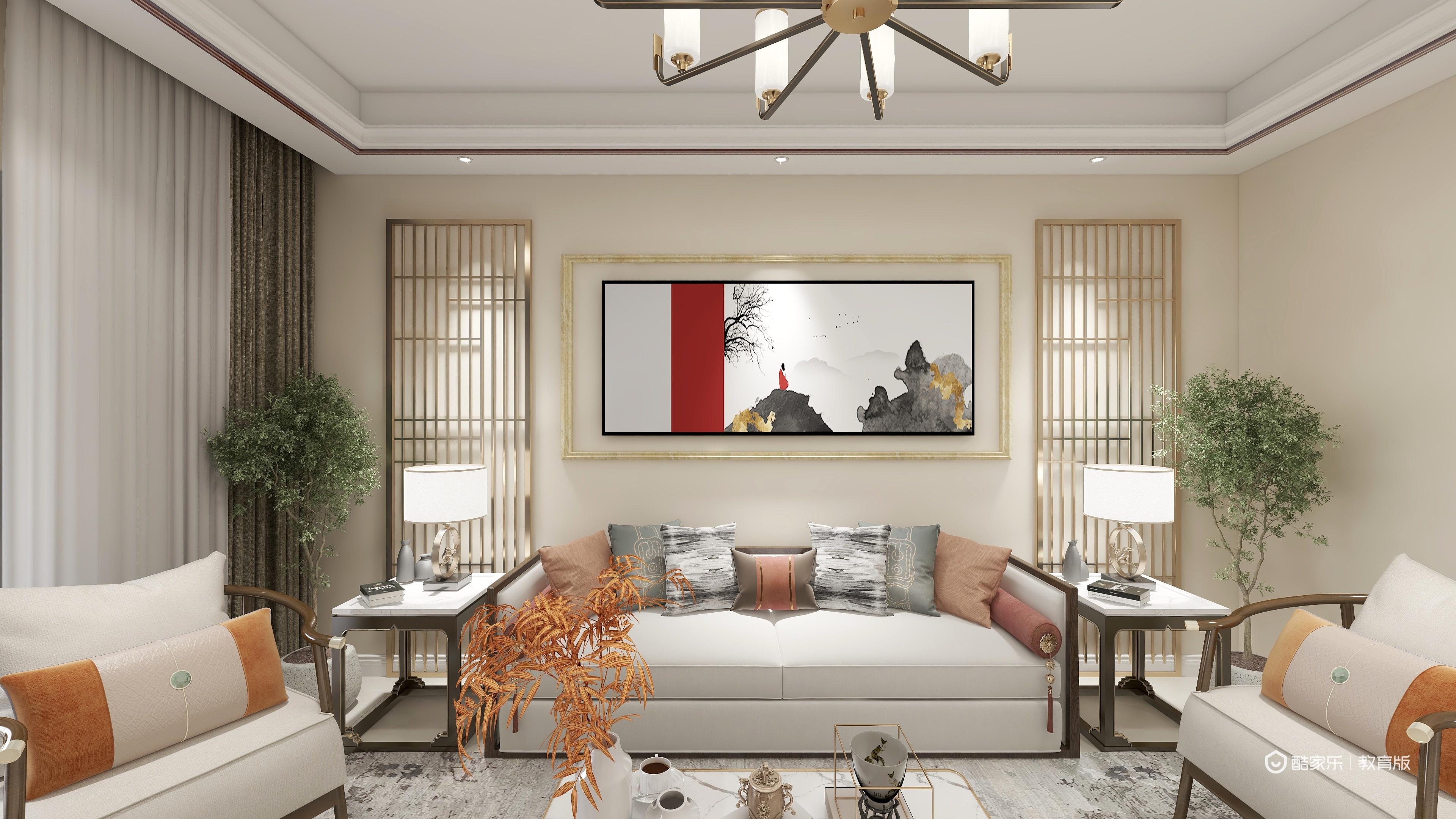 沈芮v-新中式85方-装修设计方案