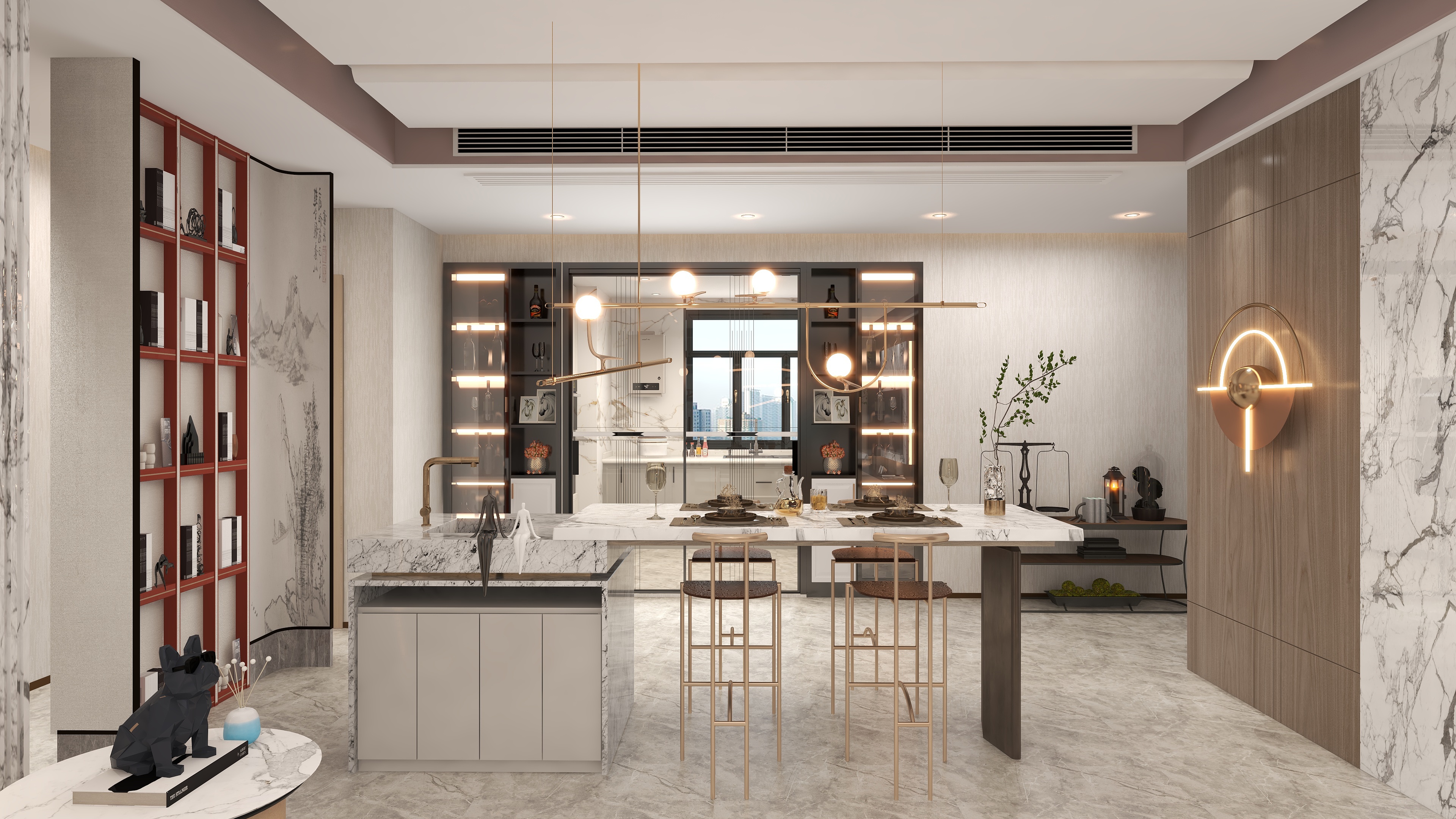 大小空间设计-佳兆业玖珑山-自然人文装修效果图