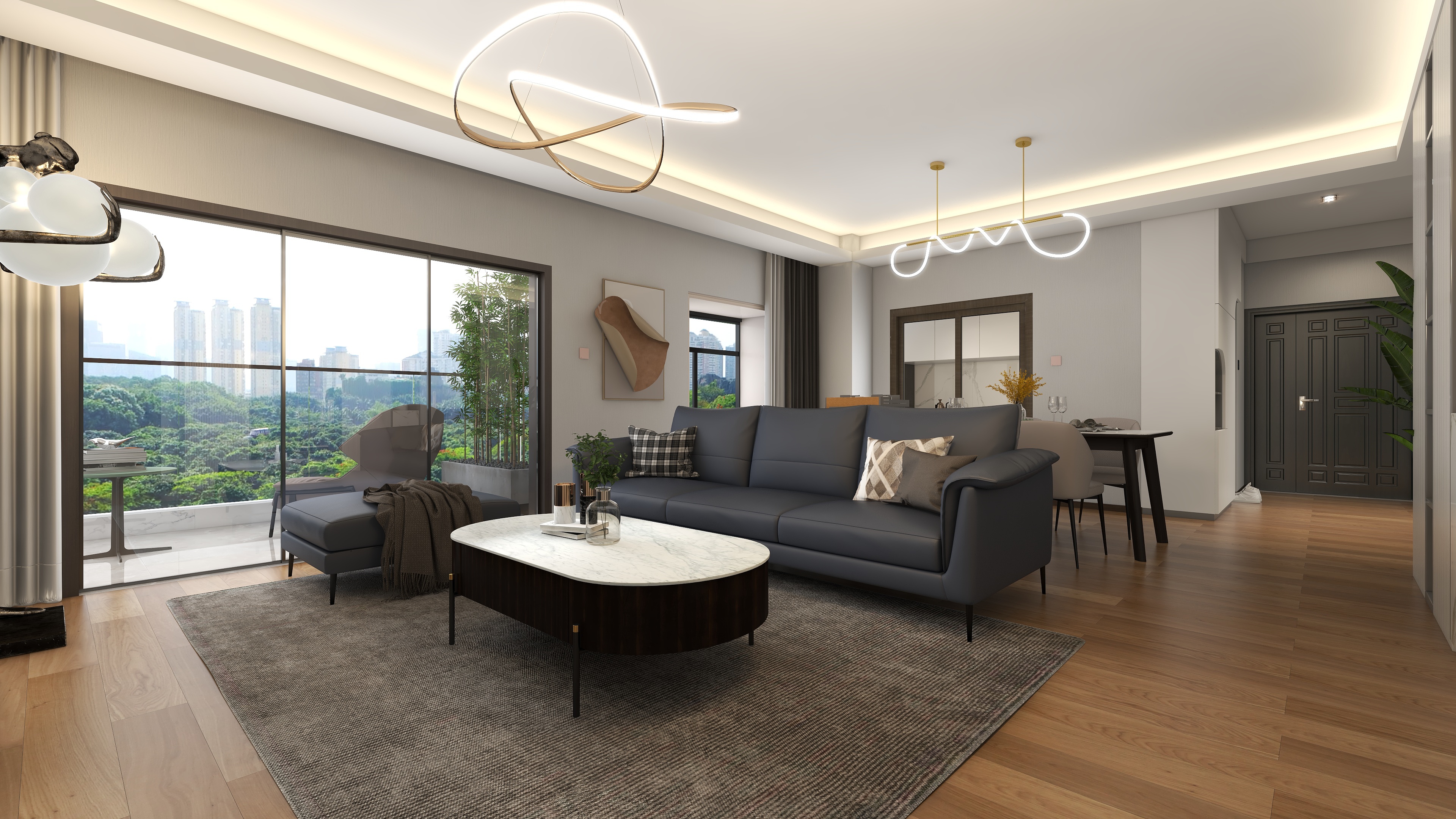 居然一mdSoi-朗诗上林熙华府160m²装修效果图