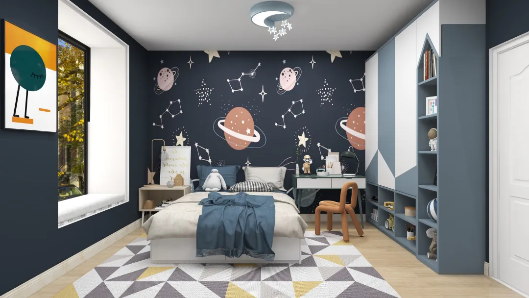 Faisal Rahmansyah的装修设计方案:Kids Room Planet