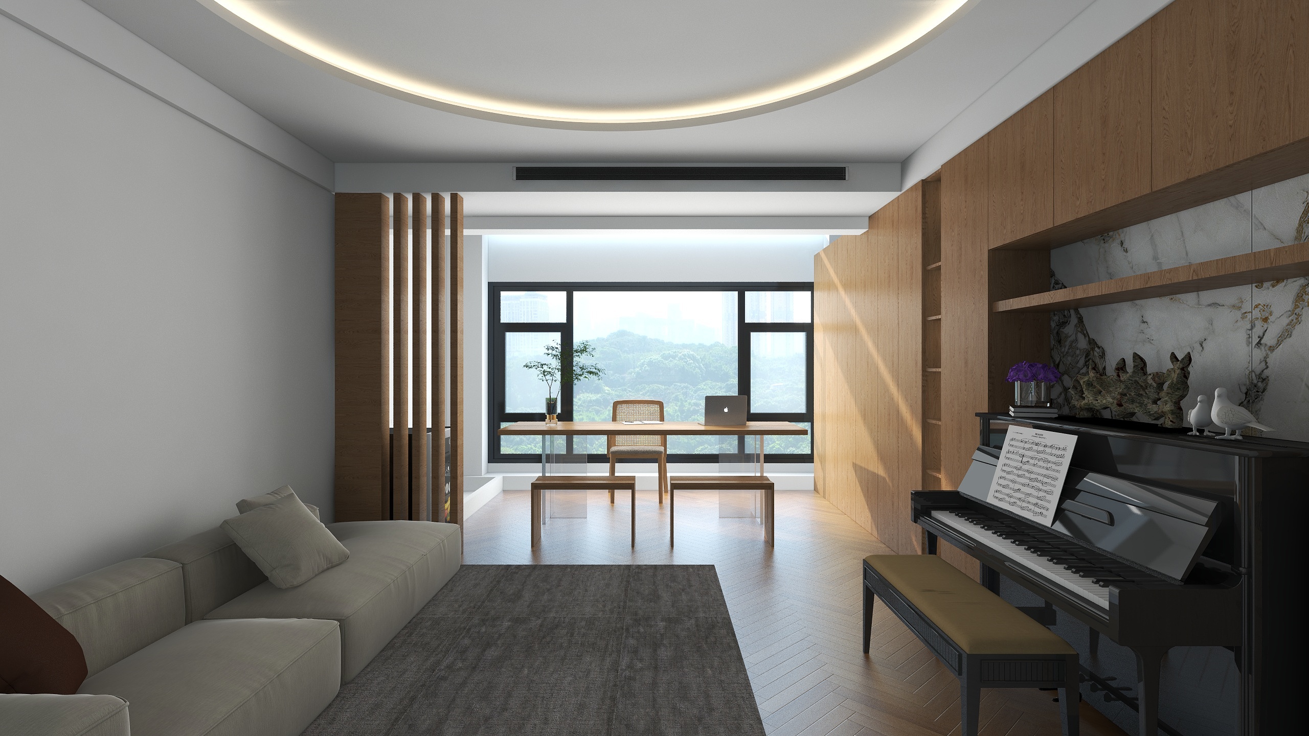 怡居空间-120平私宅设计-装修设计方案