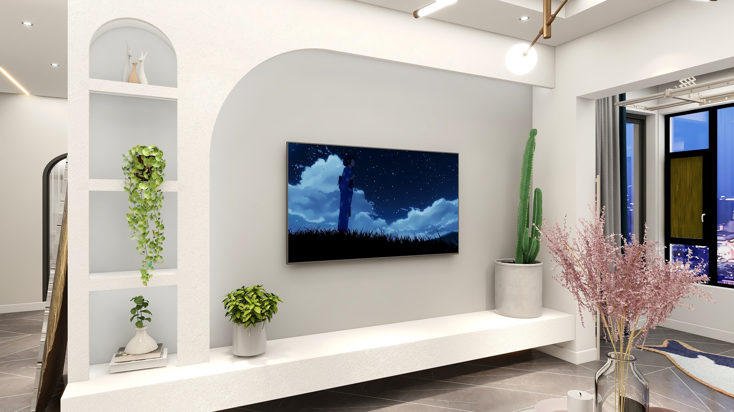 苏伊洛-德信海德公园83.00㎡A2’3室2厅1卫1厨-装修设计方案