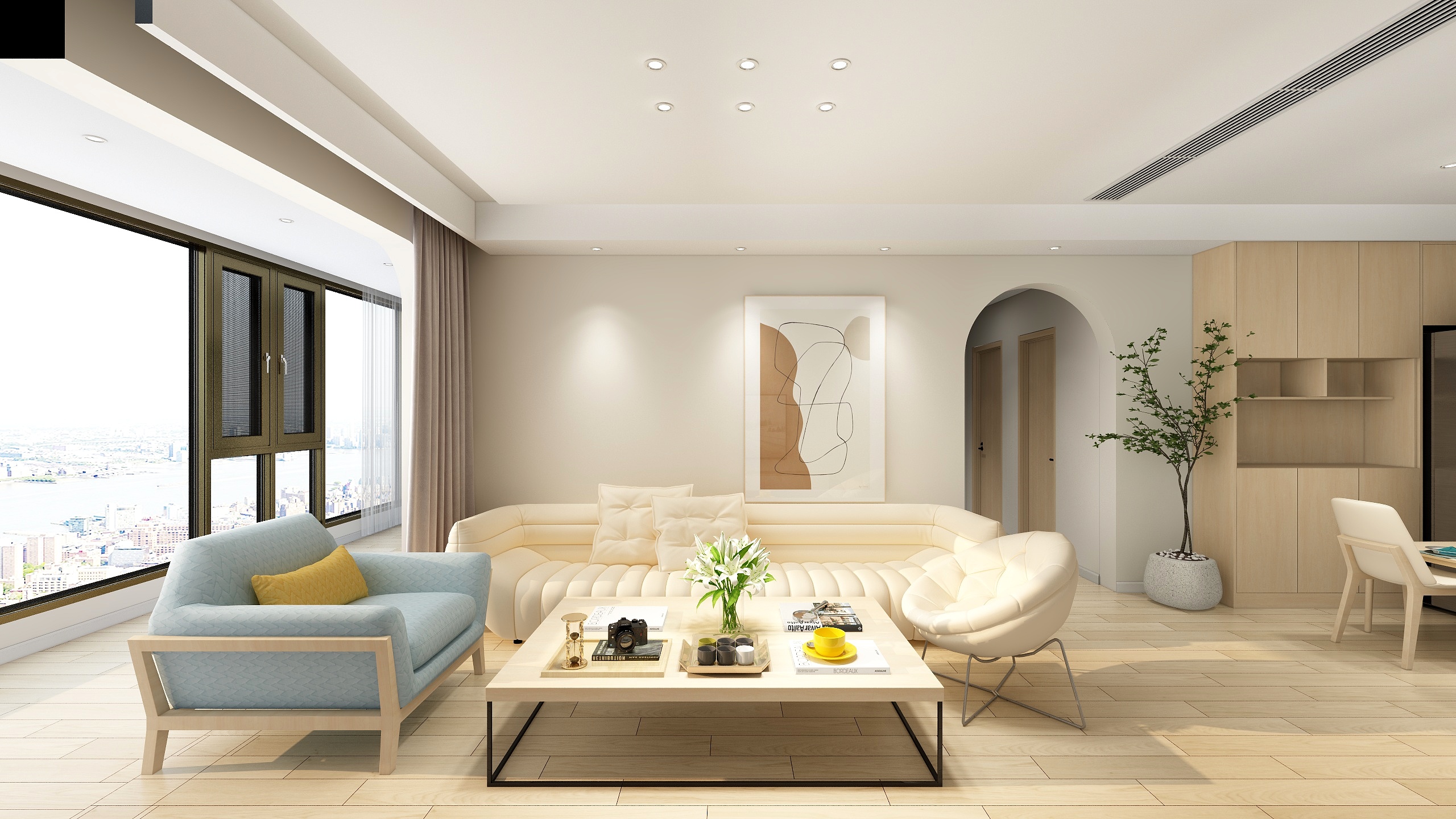 刘日聃-海口融创桃源大观B户型-装修设计方案