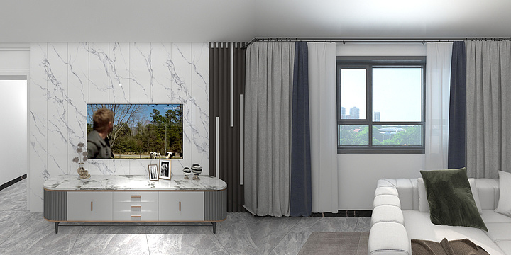 王云威-茗筑大厦1单元1206-装修设计方案