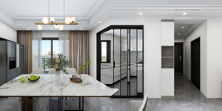 咏-YONG-东成银湾2座1905雅居-装修设计方案