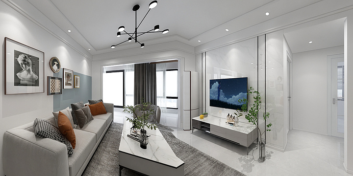 爱生活的熊老师-钻石广场.dwg-装修设计方案