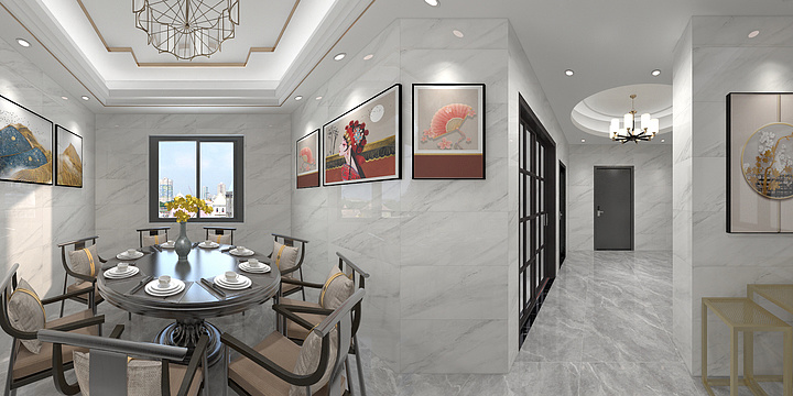 设计前线-0411茶阳商铺三楼-装修设计方案