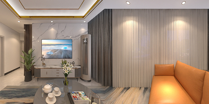 乒乓王子-瑞和园89.50㎡B户型3室2厅1卫-装修设计方案