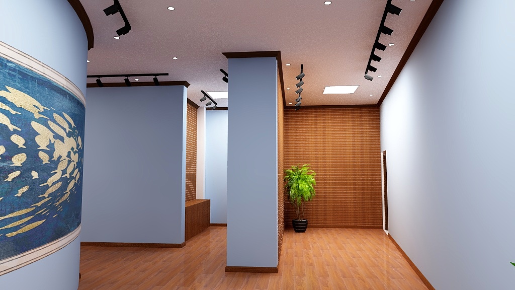 夏末夜微凉123-渌洋湖展厅-装修设计方案