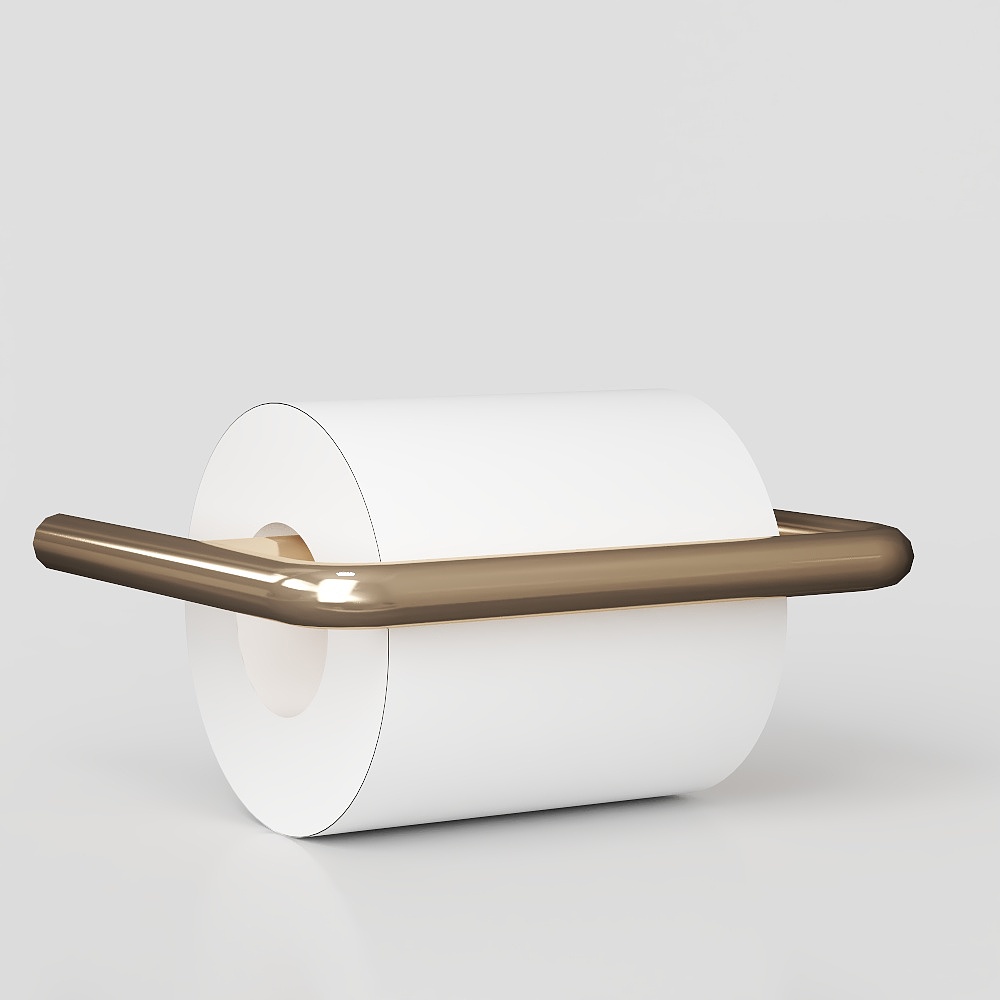 卫浴五金-现代纸巾盒-143D模型