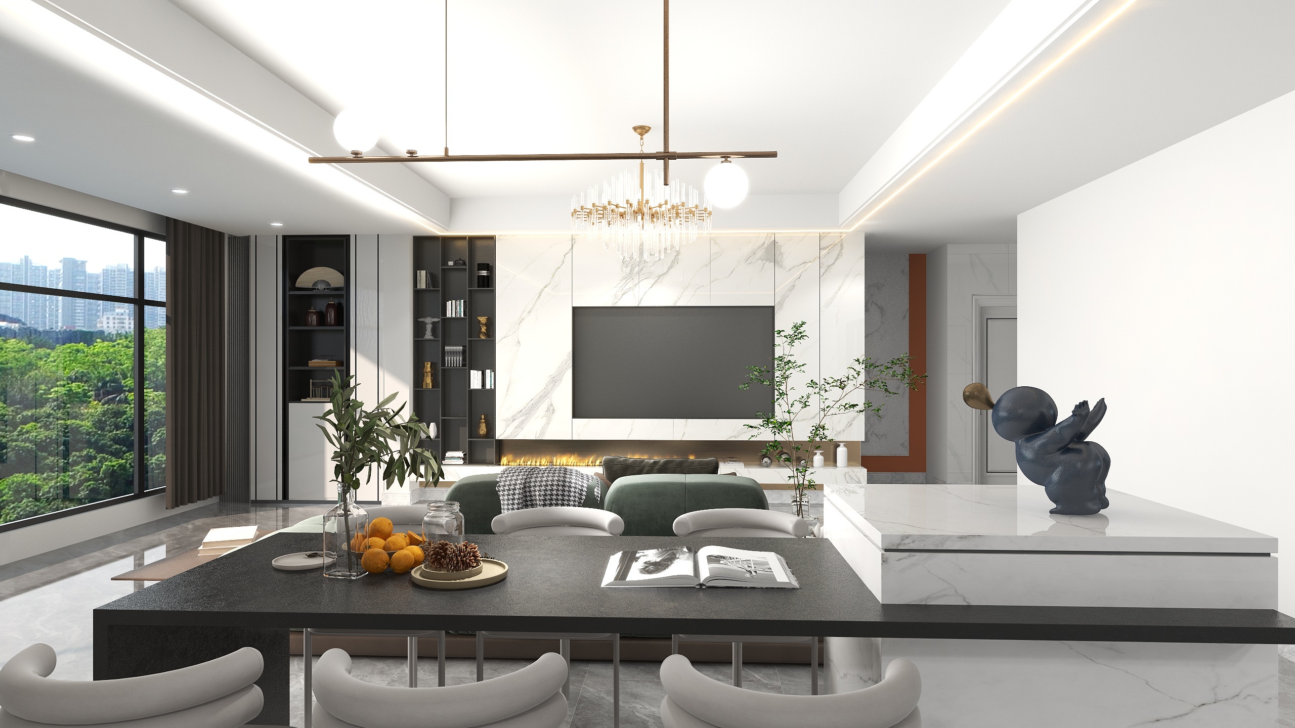 小空间大改造-北大资源紫境东来项目-装修设计方案