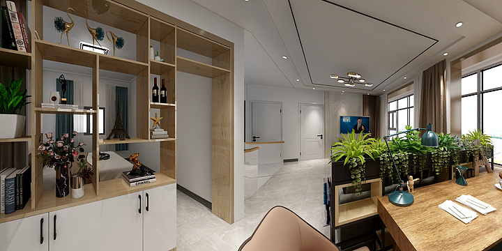 A源艺装饰设计-现代风格小别墅-装修设计方案