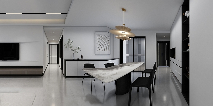 暴力奶兔丶-效果图.dwg-装修设计方案