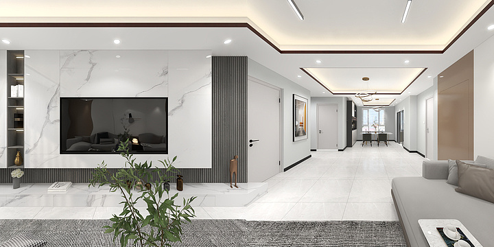 .设计小凯-墨玉轻奢风格-装修设计方案