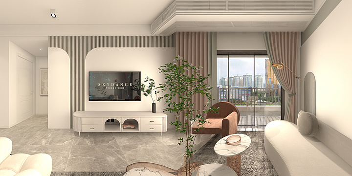 超级的欧-北欧-94.98-装修设计方案