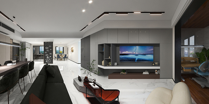 本尚家居-花都绿地国际-装修设计方案