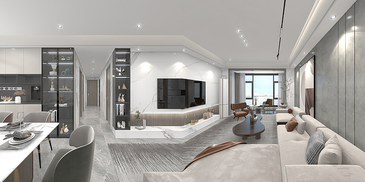 设计师-小柒-奥园华府4栋_效果图.dwg-装修设计方案