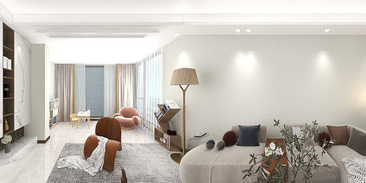 KevinChen设计出品-华润时代之城140.dwg-装修设计方案