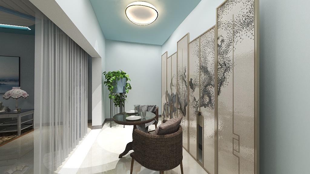 设计师韩萧-郑州城市职业学院韩潇地中海-装修设计方案