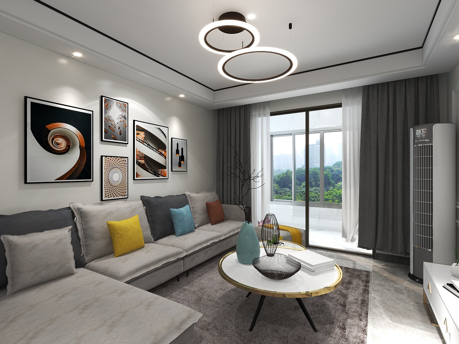 王书书-水晶名都现代风格简约-装修设计方案