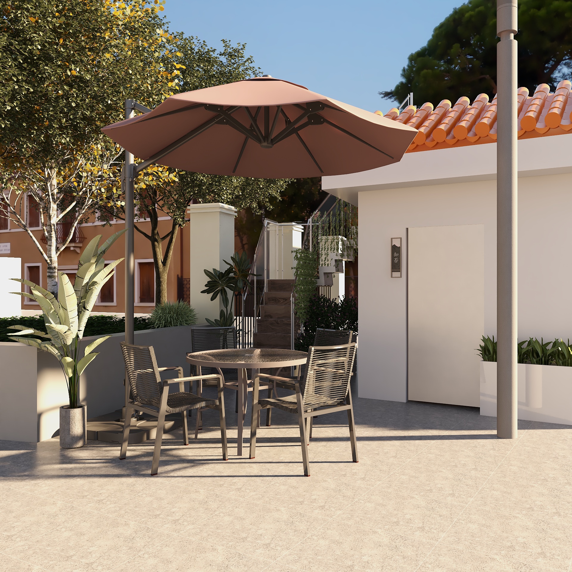 大湾区Steven-户外庭院装修效果图