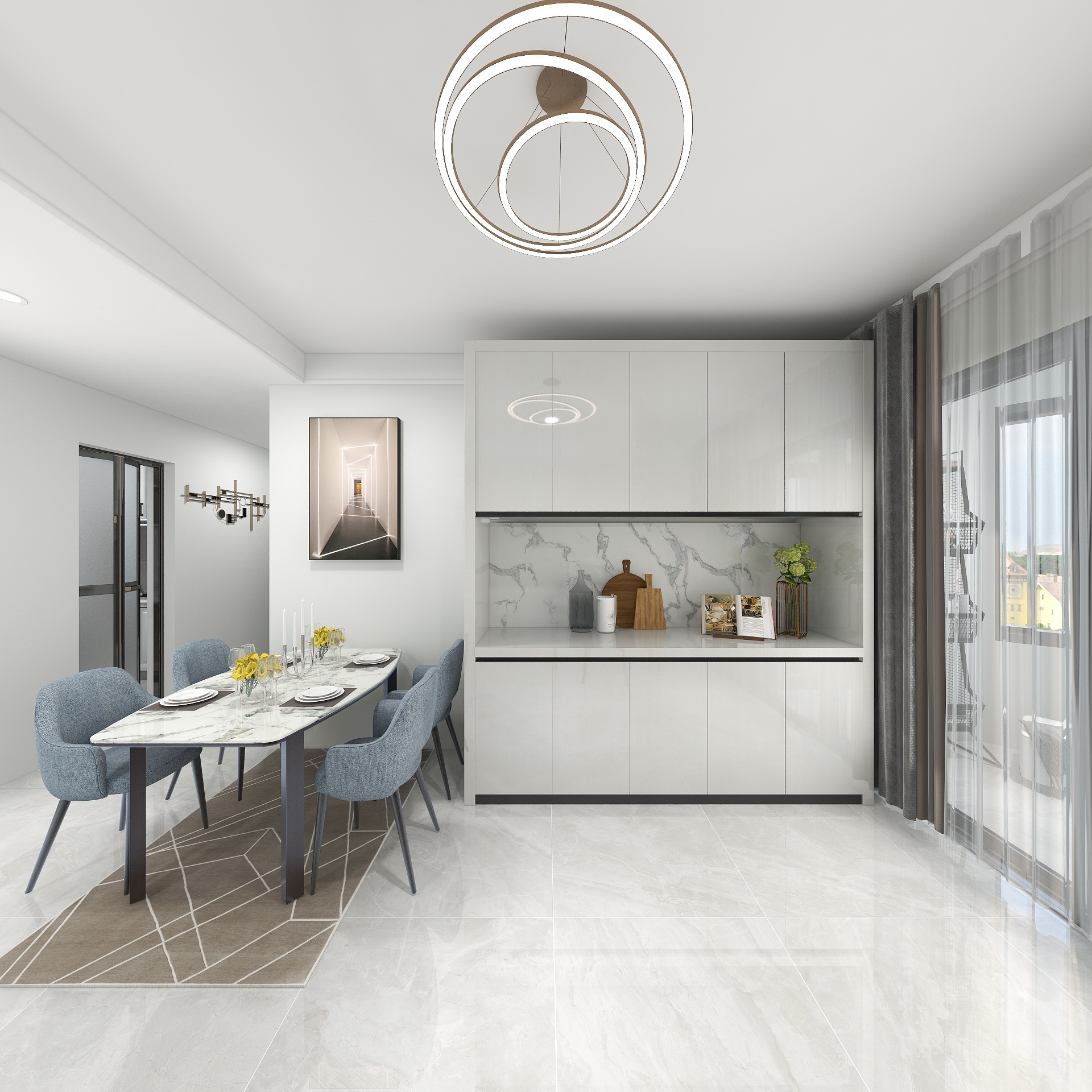 仲夏空间设计-津铁泽苑71㎡3室-装修设计方案