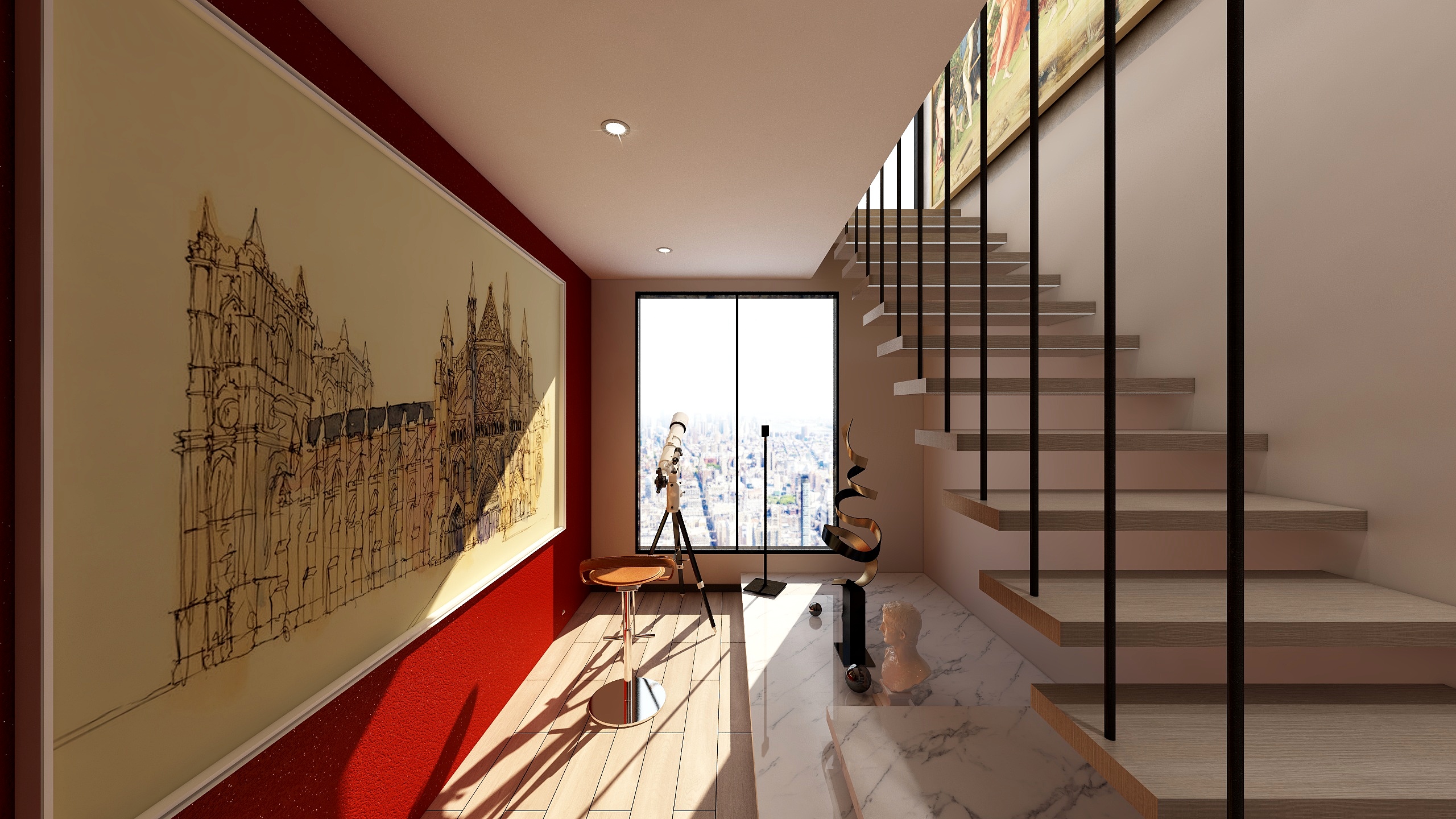 浅草创意设计-文艺空间-装修设计方案