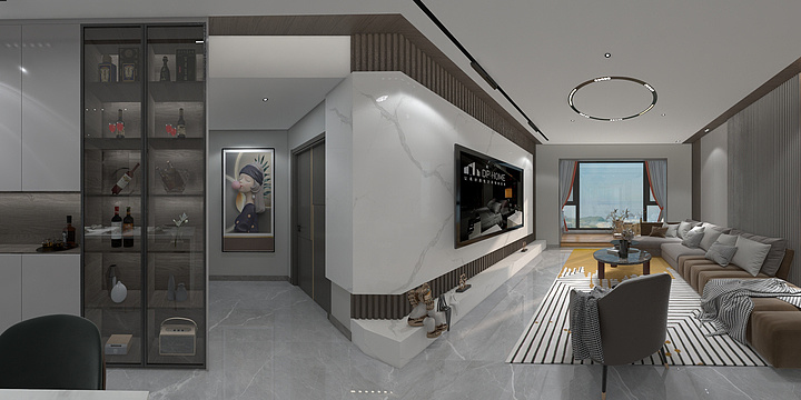 圆创空间设计-鎏金湾7座曾总-装修设计方案