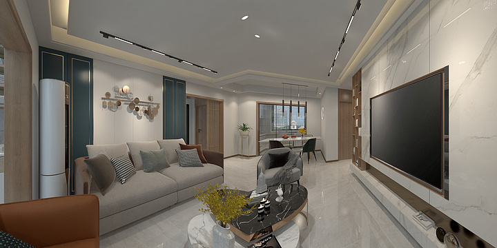 起跑线装饰设计-天鹅湖118户型-装修设计方案