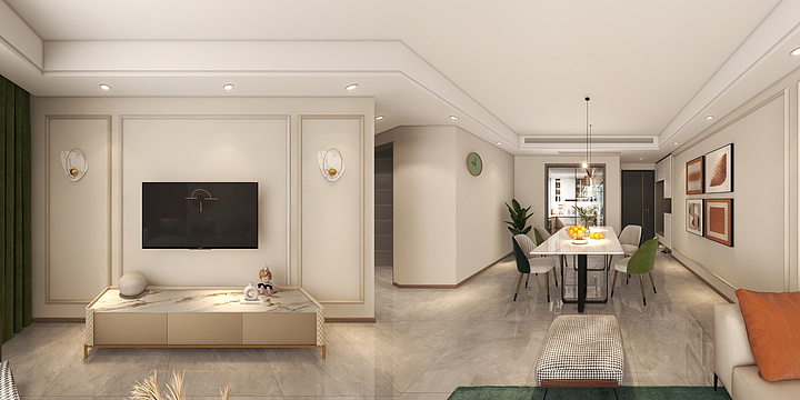 捕鹿HchXfS-力高璟颐湾36栋-轻奢-装修设计方案