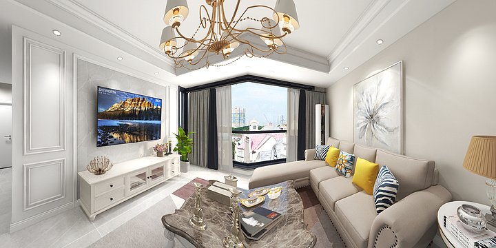 李姜-朗基天域—简约-装修设计方案