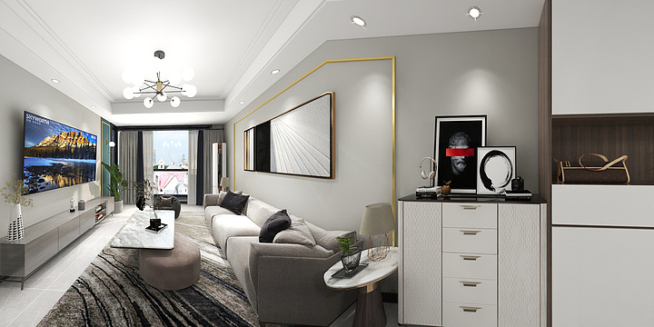 李姜-朗基天域—现代.-装修设计方案