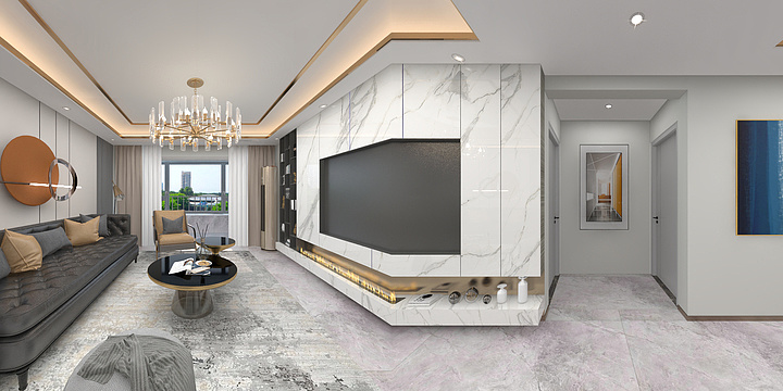 强者ONE-天禧城轻奢-装修设计方案