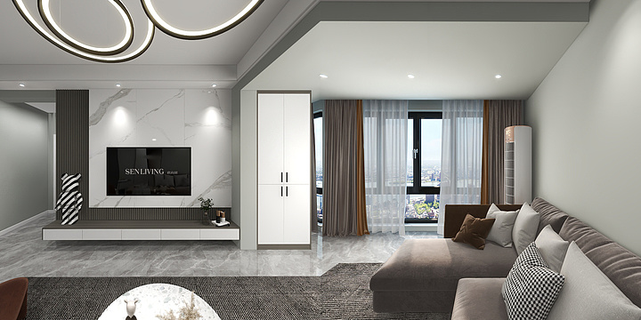 葉蒂-金地豪苑3-14-2-现代风格-装修设计方案