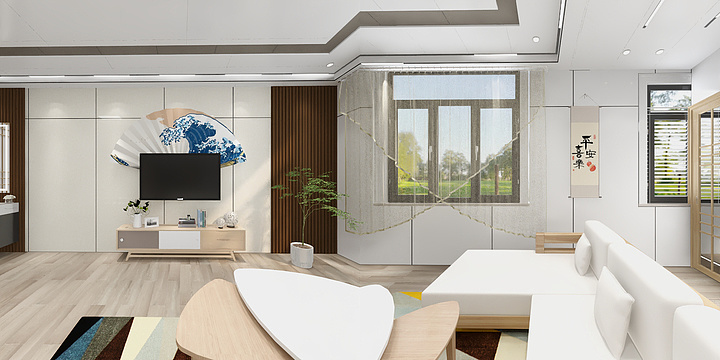 Aq高端全案定制-日式 接待所-装修设计方案