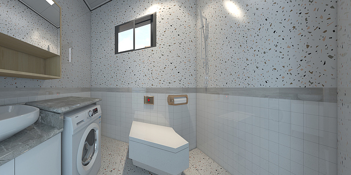 沉淀Rvzk-东户卫生间-装修设计方案