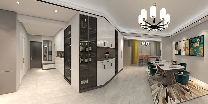 宅间艺站-鸿福山庄-装修设计方案