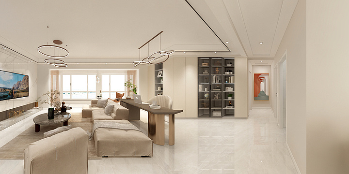 莒艺装饰小马-柳岸香苑149现代-装修设计方案