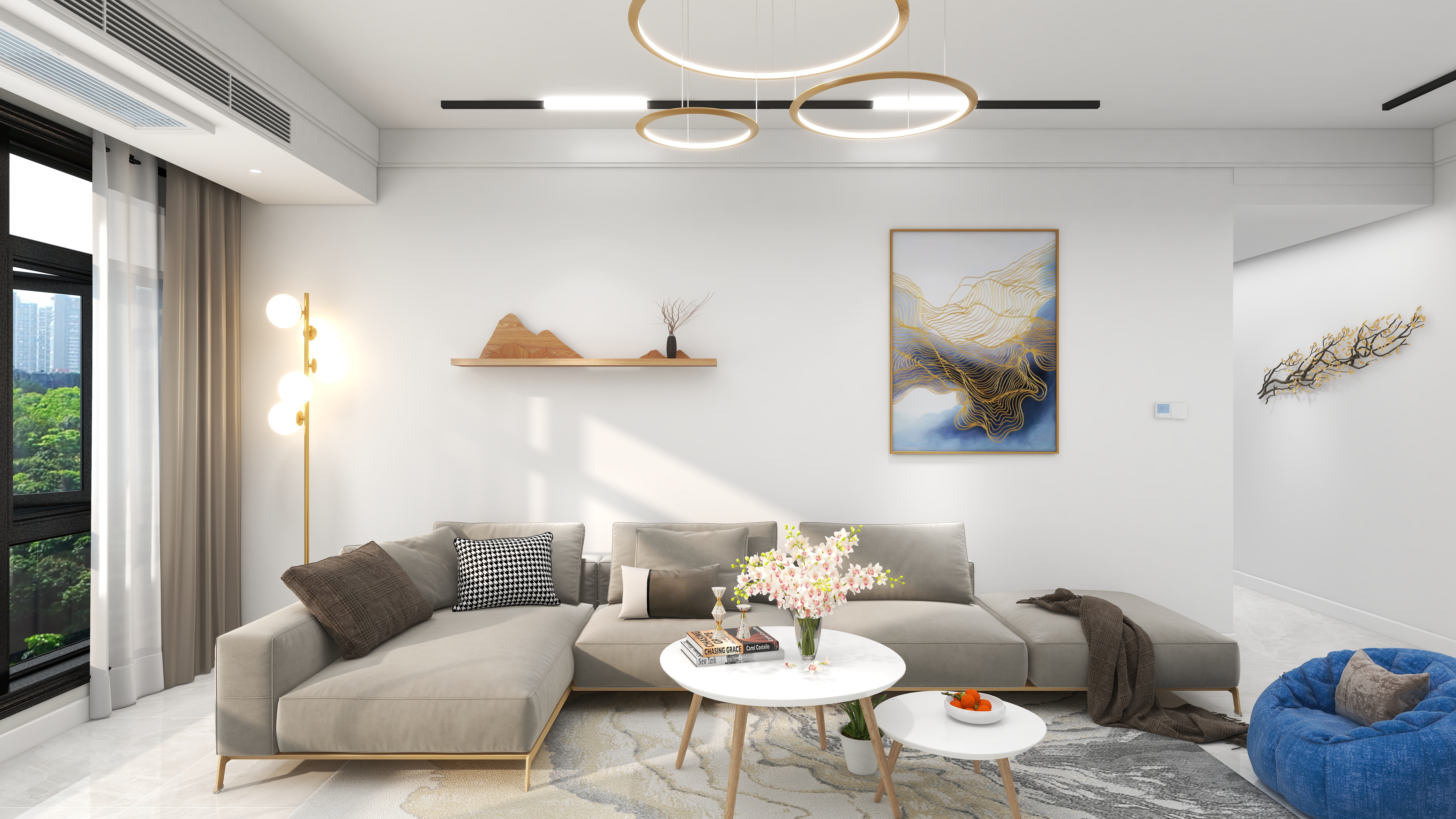 AlecLeo云狼一廖宁-珑悦台144㎡极简风-装修设计方案