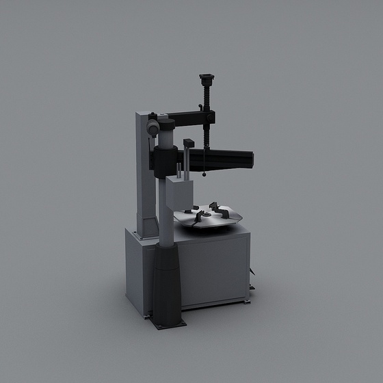 Automobile Tire Repair Machine 3D Model for Workshops