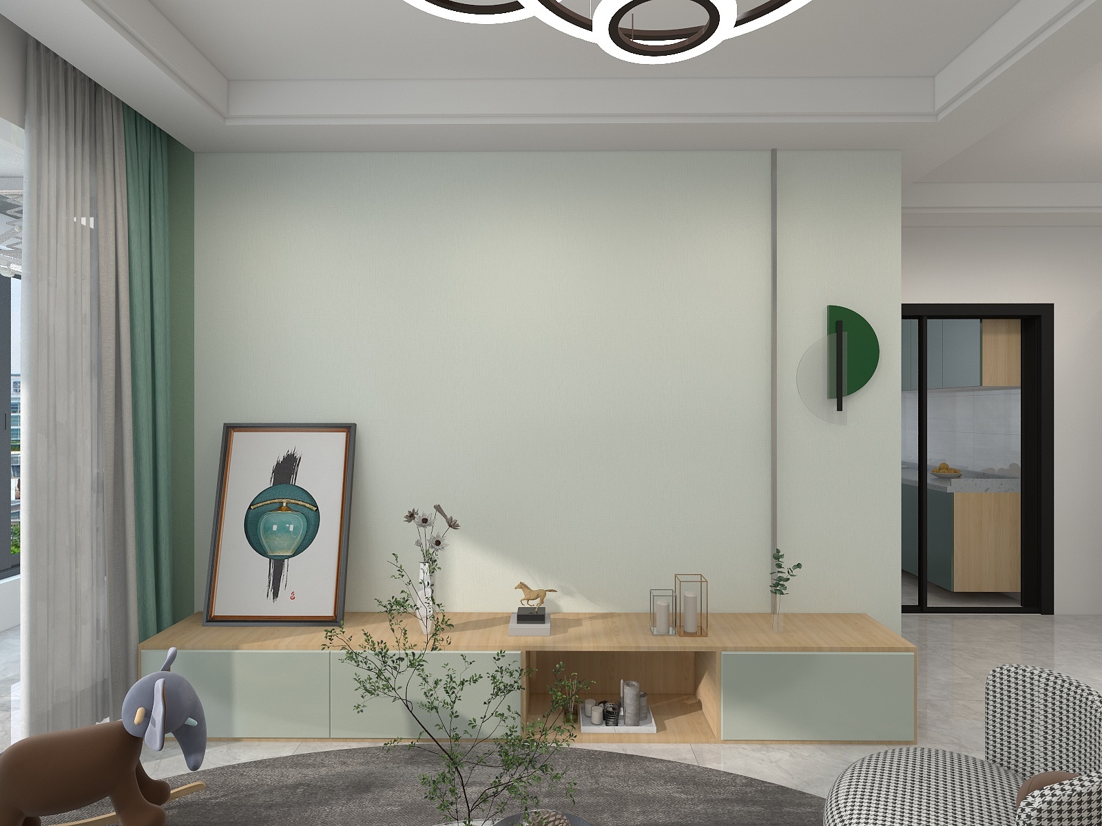 舜华兮-阅溪台H户型-装修设计方案