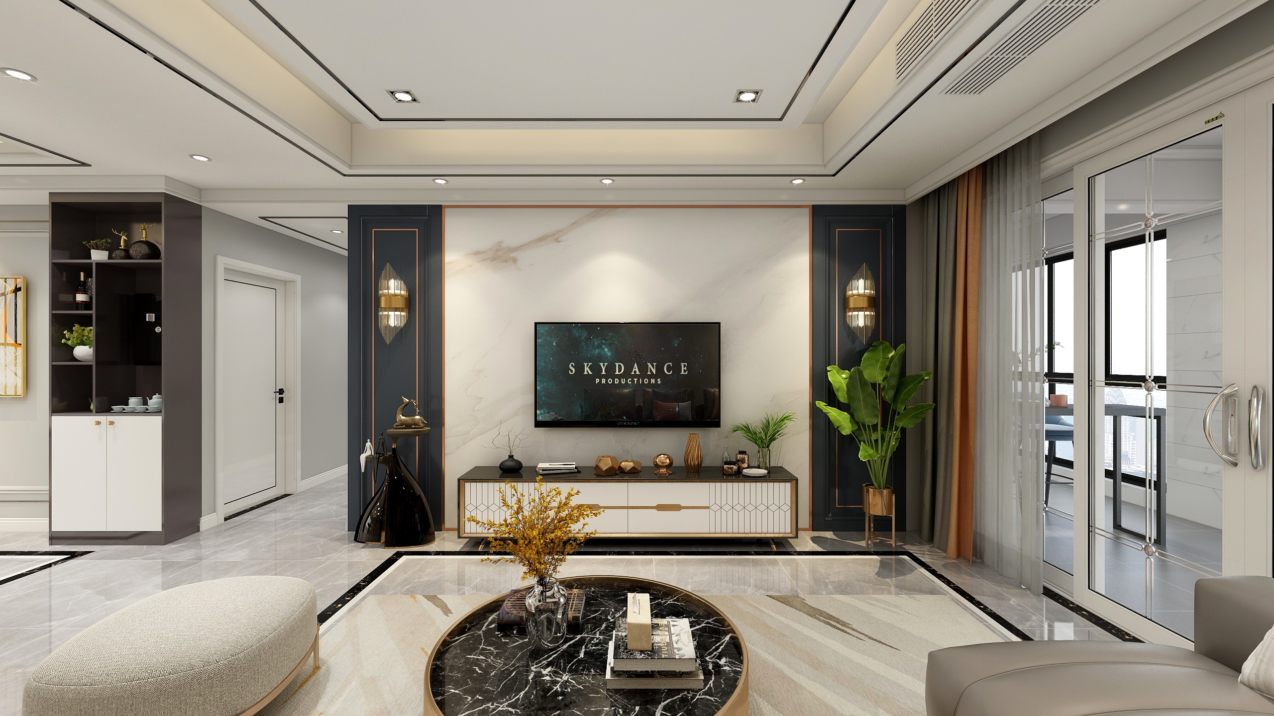 朱亚球-142平现代轻奢四房-装修设计方案