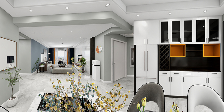 暖心小太CHtQ-检察院家属院.dwg-装修设计方案