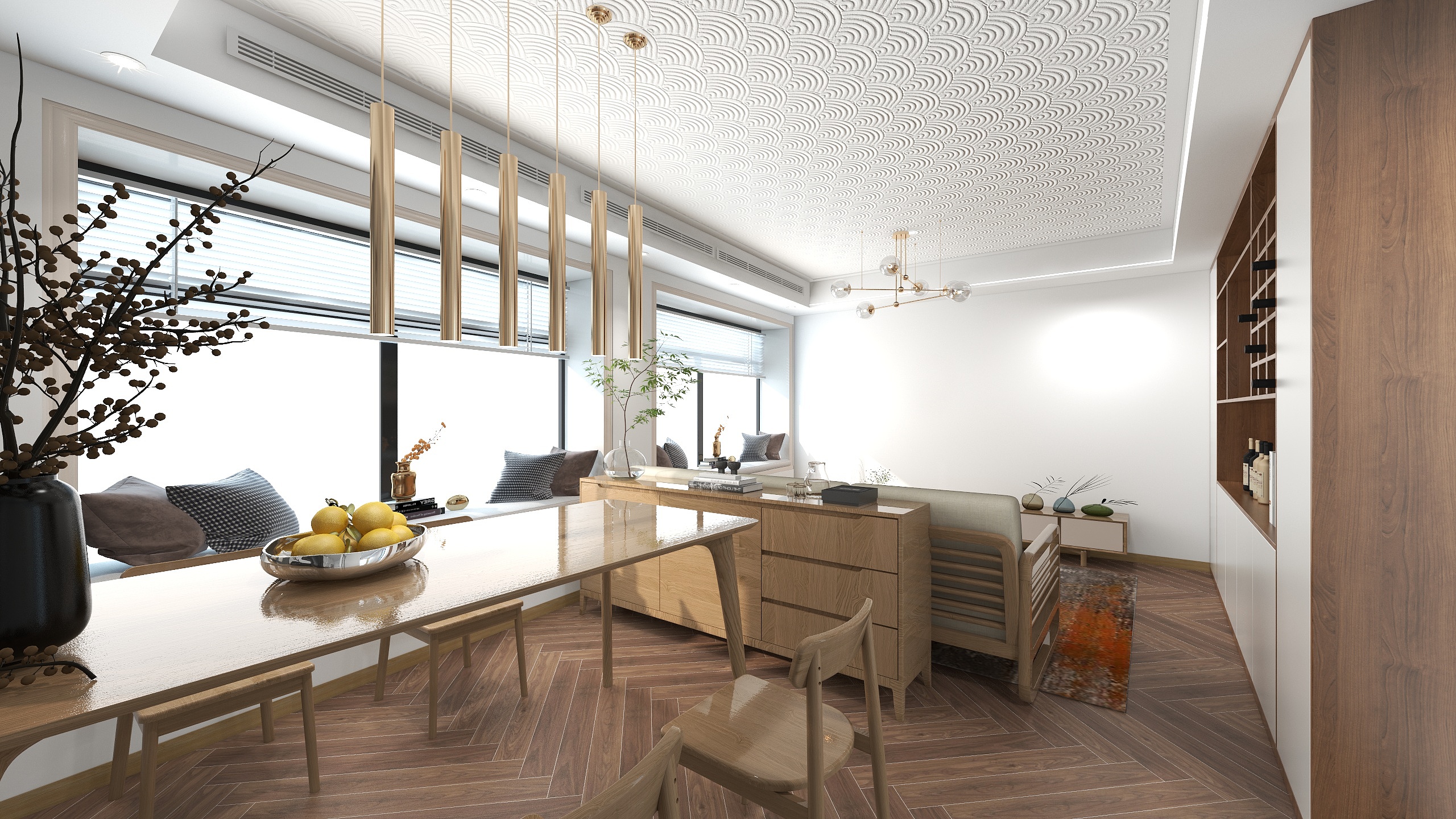 持证上岗刘先生-澳门炮台山90㎡-装修设计方案