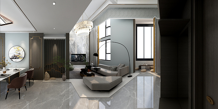 YOUJUE丶DESIGN-海悦名郡东户LOFT-副本-装修设计方案