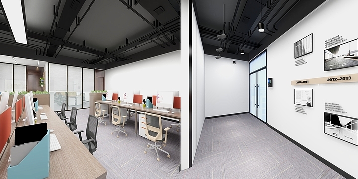 Miss_QQ-办公室.dwg-装修设计方案