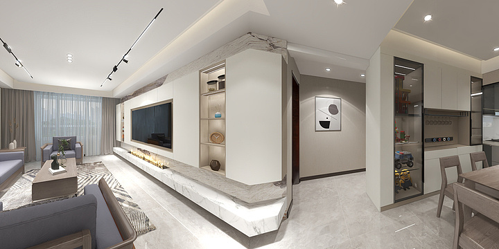 艺创装饰设计骆珞-原木奶油风-装修设计方案